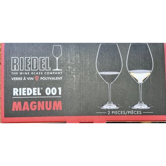 Riedel Wine Friendly Magnum 001 Wine Glass 2 Piece Set New in Box - Picture 2 of 3